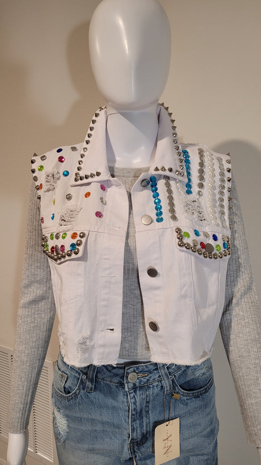 Chaqueta informal sin mangas