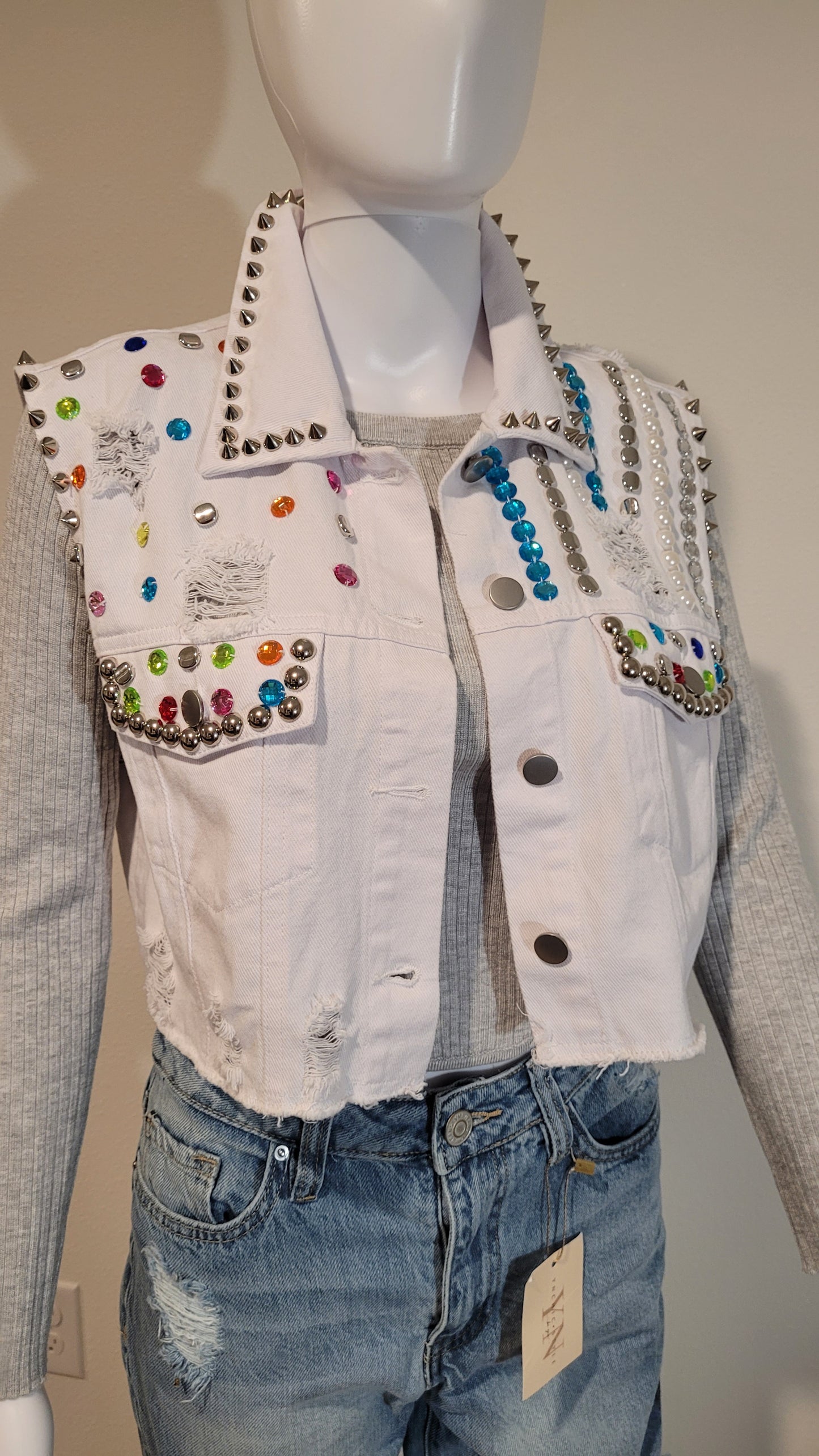 Chaqueta informal sin mangas