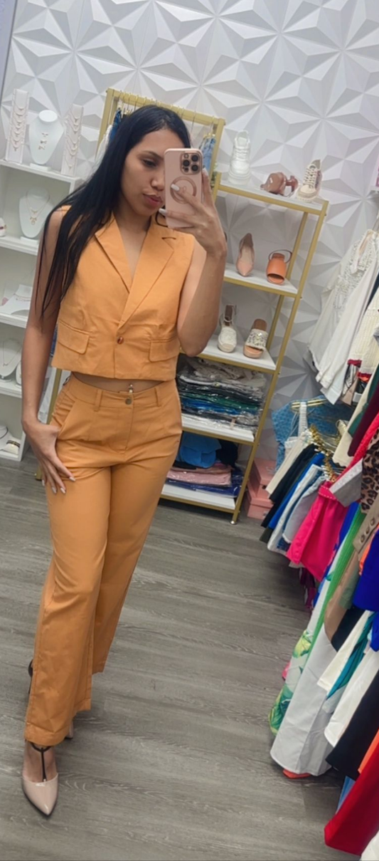 CONJUNTO PANTALÓN Y CHALECO