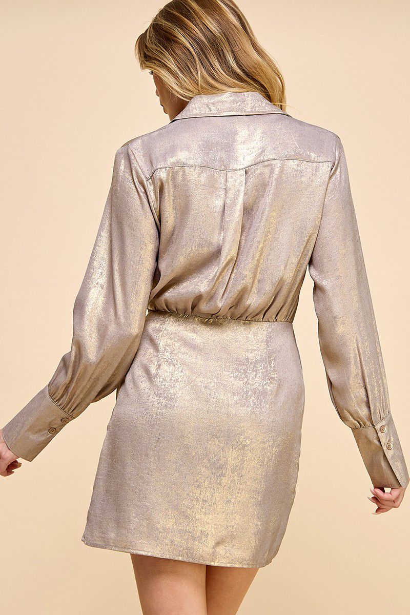 ELEGANTE VESTIDO CORTO DE NOCHE