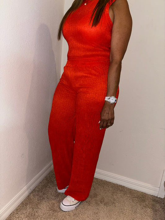 CONJUNTO DE 2 PIEZAS DE TOP CORTO CON TEXTURA ARRUGADA