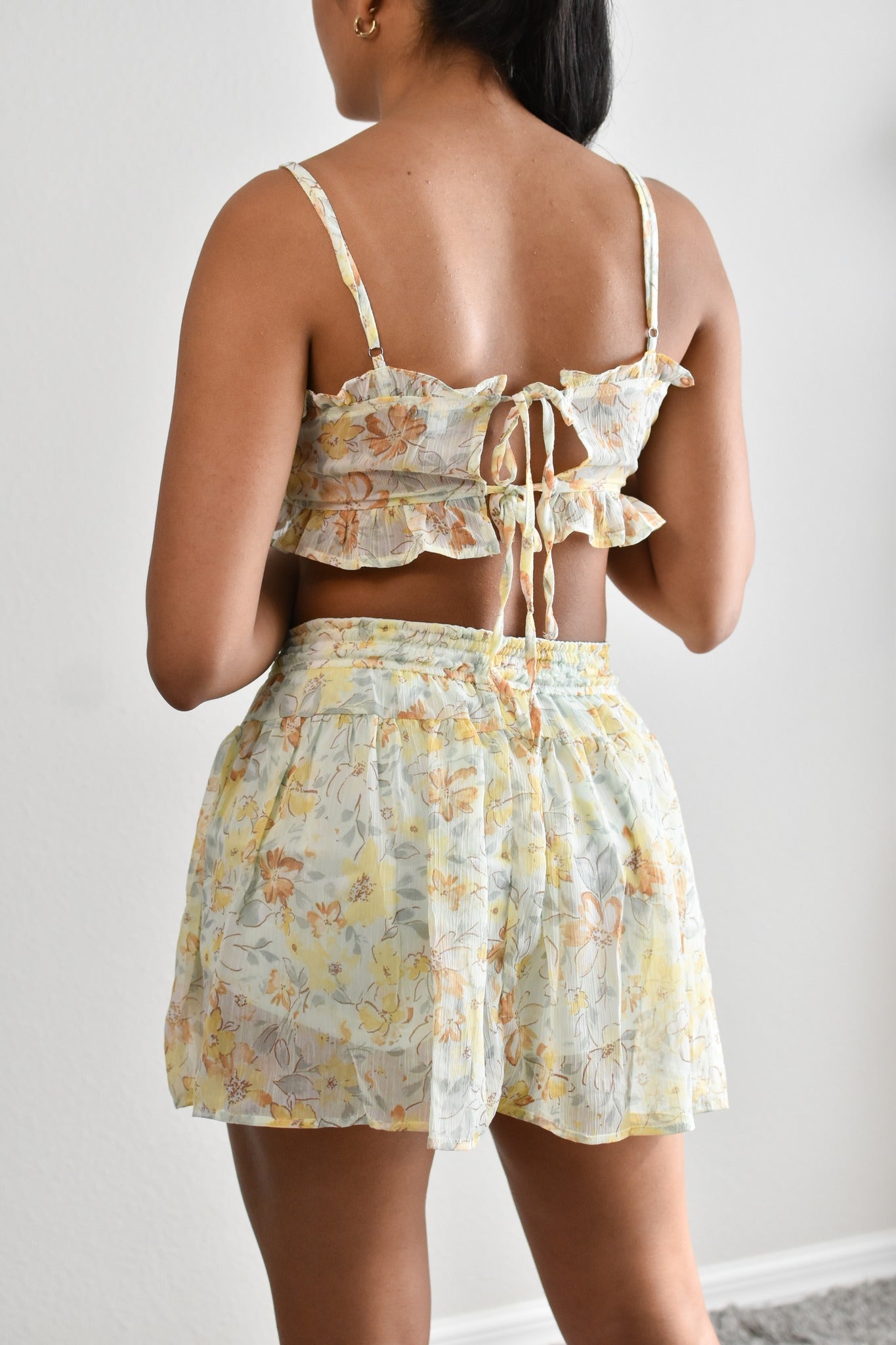 Conjunto Floral Menta