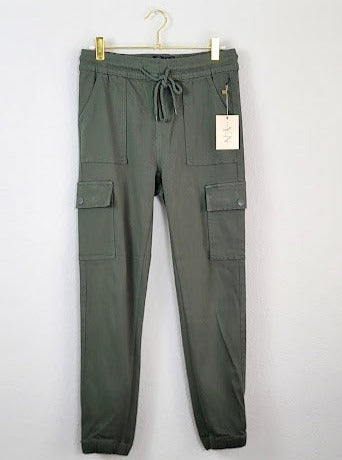 Pantalones cargo verdes