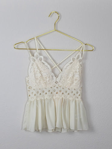 White Flowy Camisole