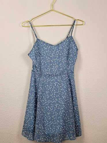 Blue Floral Dress