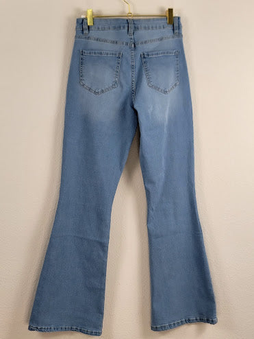 Flared Denim Jeans