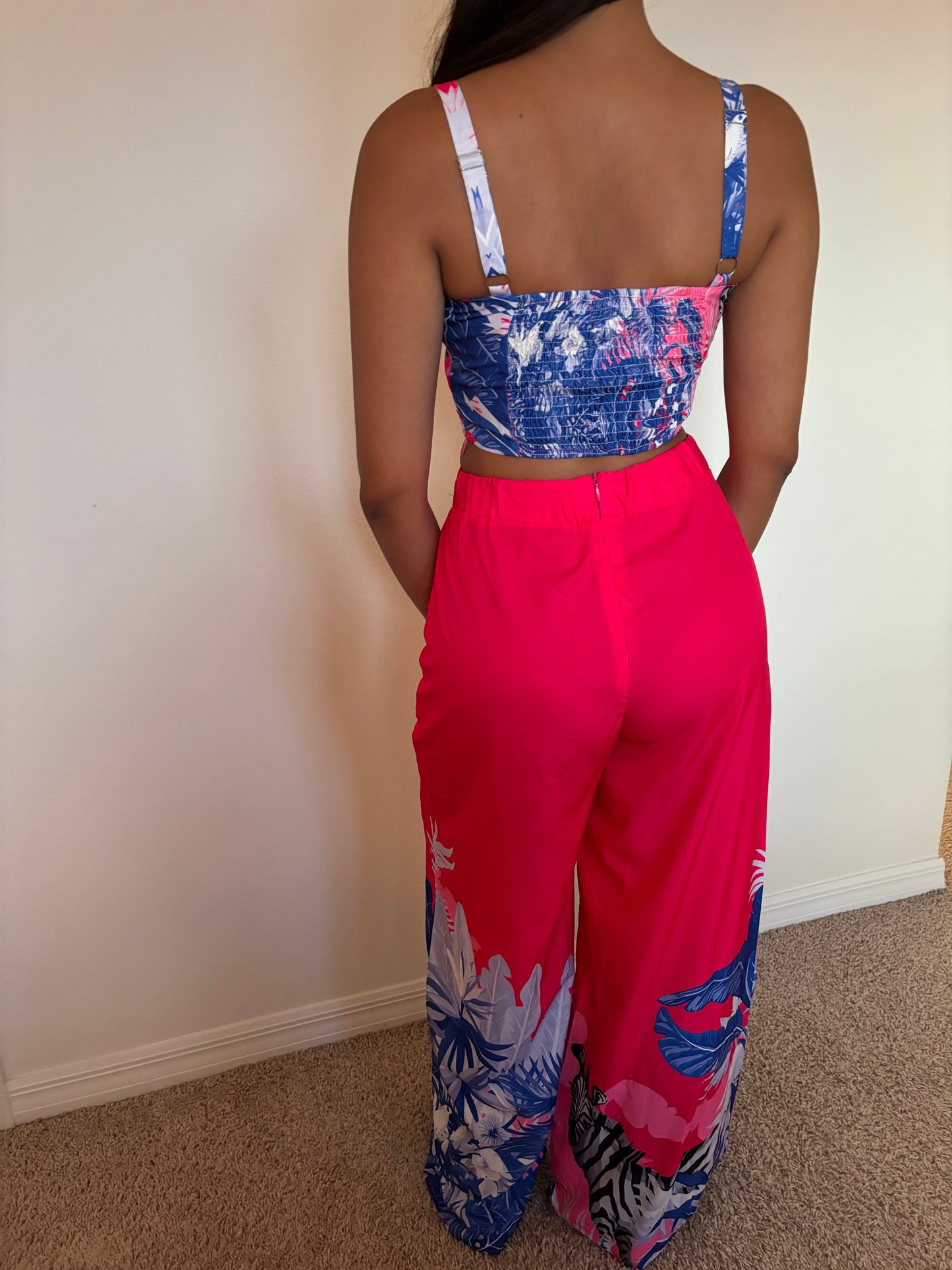 SET PRINT PANT TOP