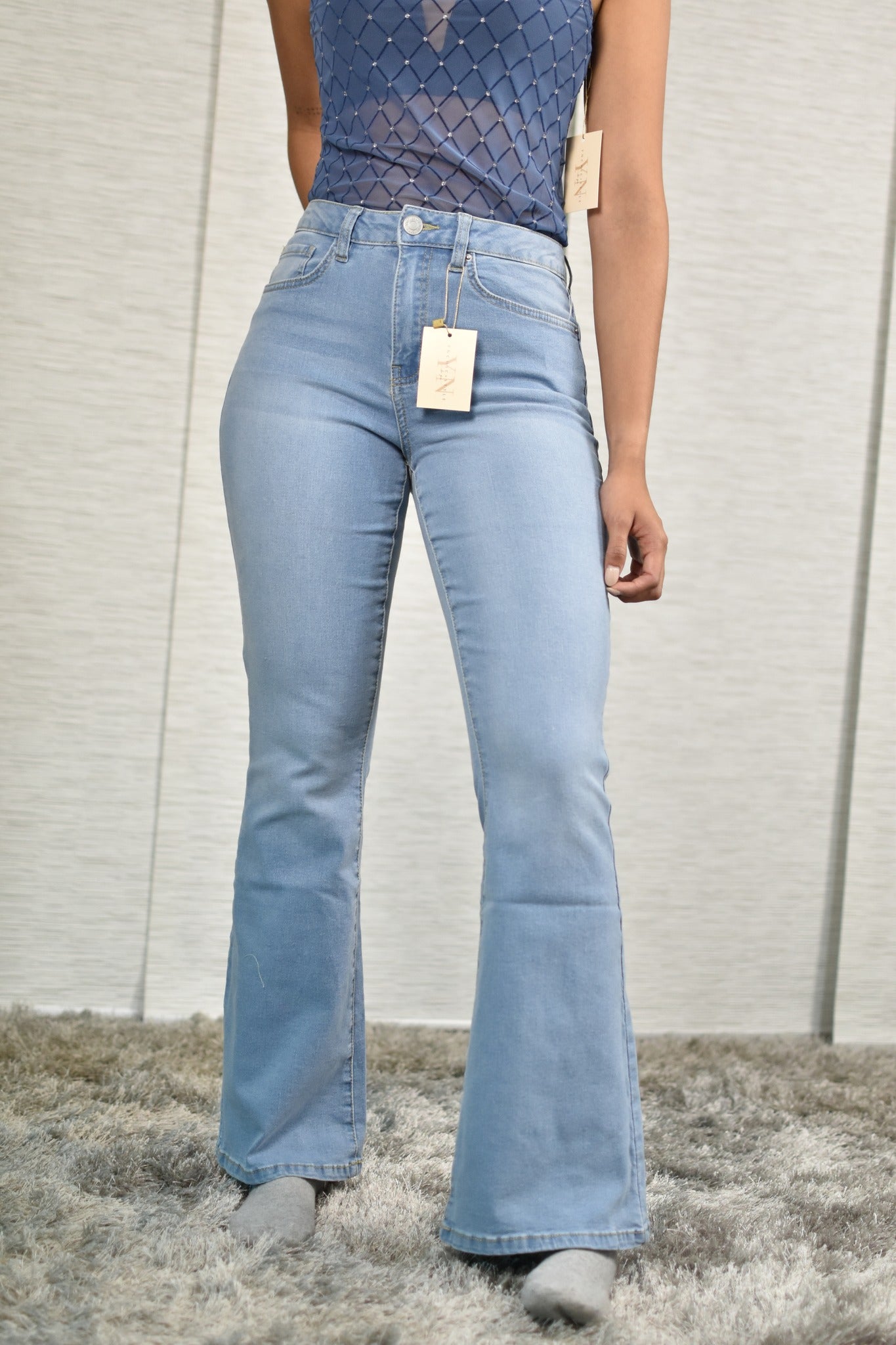 Flared Denim Jeans