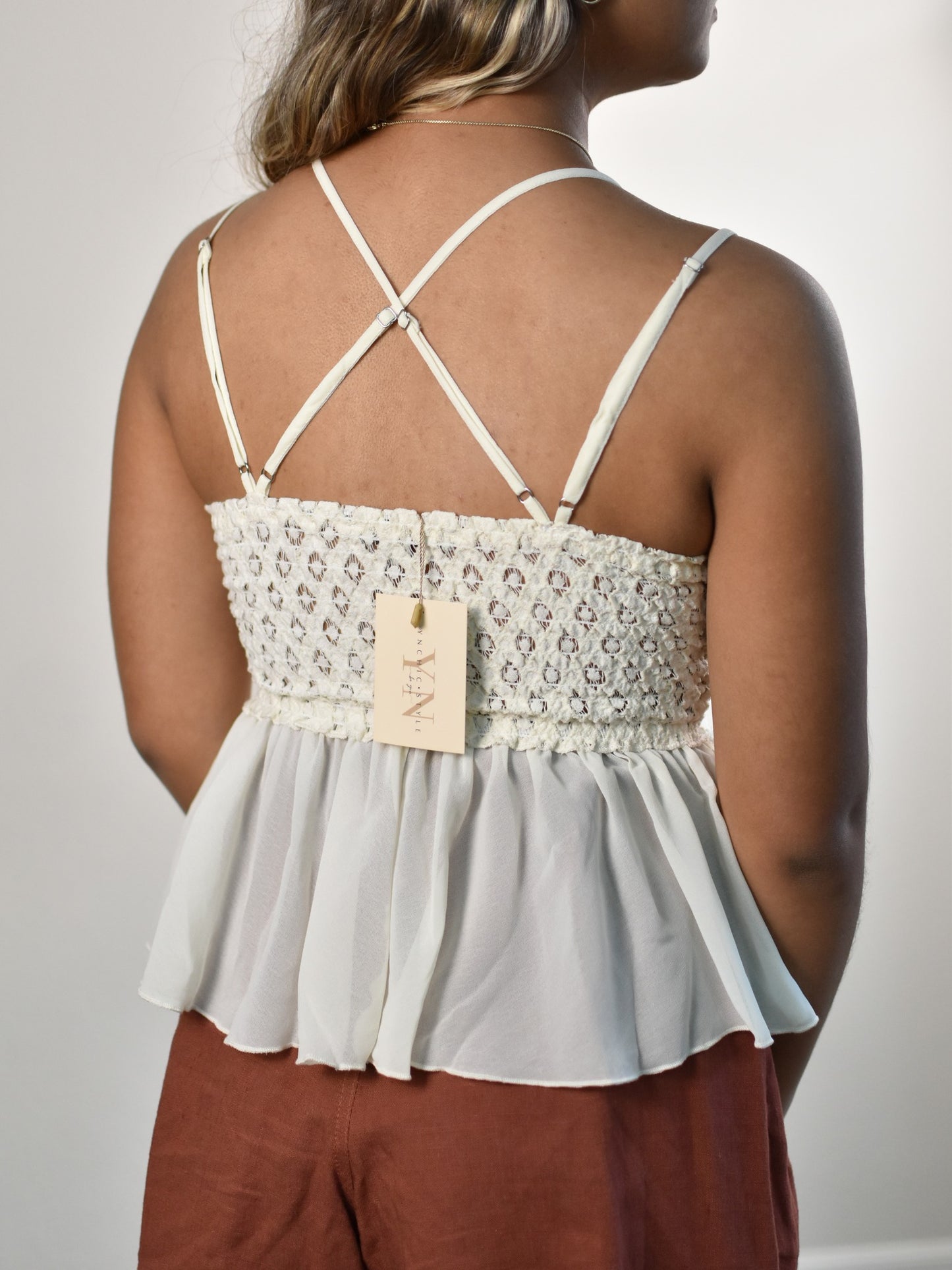 White Flowy Camisole